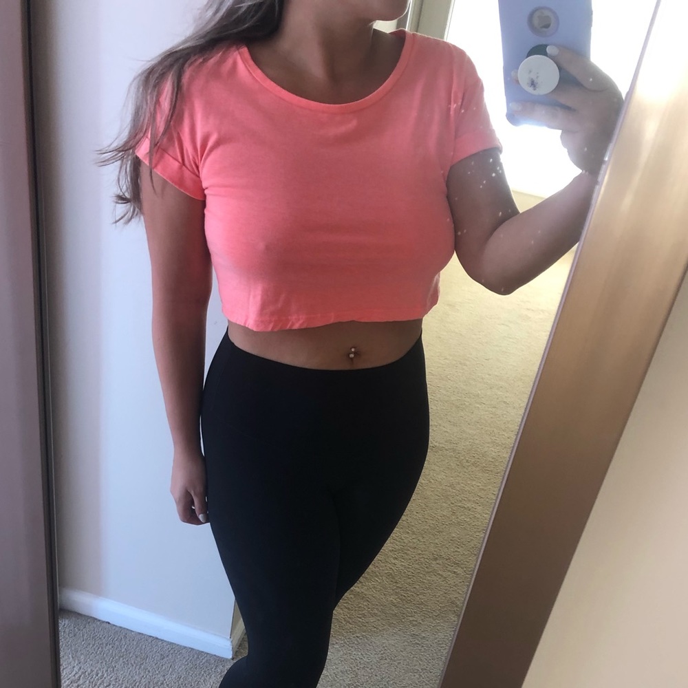 Wet seal pink crop top